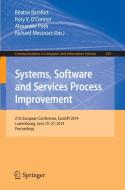 Systems, Software and Services Process Improvement edito da Springer Berlin Heidelberg