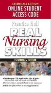 Prentice Hall Real Nursing Skills Essentials Online Student Access Card di -- Prentice Hall, Prentice Hall edito da Prentice Hall