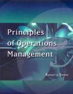 Principles of Operations Management [With CDROM] di Amitabh S. Raturi, James R. Evans edito da Thomson South-Western