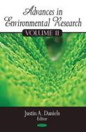 Advances in Environmental Research edito da Nova Science Publishers Inc