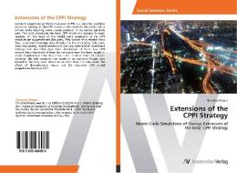 Extensions of the  CPPI Strategy di Christina Diener edito da AV Akademikerverlag
