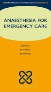 Anaesthesia for Emergency Care di Jerry Nolan edito da OUP Oxford