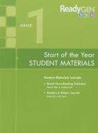 ReadyGen Start of the Year Student Materials, Grade 1 edito da Pearson Scott Foresman