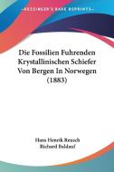 Die Fossilien Fuhrenden Krystallinischen Schiefer Von Bergen in Norwegen (1883) di Hans Henrik Reusch, Richard Baldauf edito da Kessinger Publishing