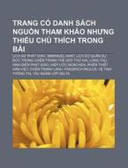 Trang C Danh S Ch Ngu N Tham Kh O Nhung di Ngu N. Wikipedia edito da Books LLC, Wiki Series