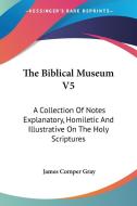 The Biblical Museum V5: A Collection Of Notes Explanatory, Homiletic And Illustrative On The Holy Scriptures di James Comper Gray edito da Kessinger Publishing, Llc