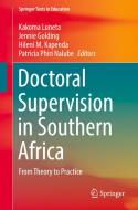 Doctoral Supervision in Southern Africa edito da Springer Nature Switzerland