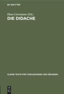 Die Didache edito da De Gruyter