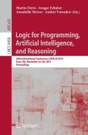 Logic for Programming, Artificial Intelligence, and Reasoning edito da Springer Berlin Heidelberg