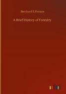 A Brief History of Forestry di Bernhard E. Fernow edito da Outlook Verlag