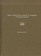 Music Theory From Zarlino To Schenker di David Russell Williams, David A. Damschroder edito da Pendragon Press