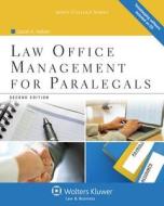 Law Office Management for Paralegals, Second Edition di Vietzen, Laurel A. Vietzen edito da Aspen Publishers