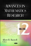 Advances in Mathematics Research edito da Nova Science Publishers Inc