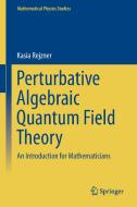 Perturbative Algebraic Quantum Field Theory di Kasia Rejzner edito da Springer-Verlag GmbH