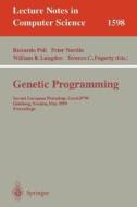 Genetic Programming edito da Springer Berlin Heidelberg
