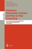 Databases, Information Systems, and Peer-to-Peer Computing edito da Springer Berlin Heidelberg