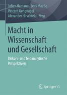 Macht in Wissenschaft und Gesellschaft edito da Springer Fachmedien Wiesbaden
