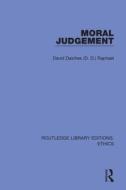 Moral Judgement di David Daiches Raphael edito da Taylor & Francis Ltd