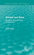 Simmel and Since (Routledge Revivals) di David Frisby edito da Routledge