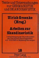 Arbeiten zur Skandinavistik edito da Lang, Peter GmbH