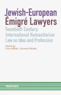 Jewish-European Émigré Lawyers edito da Wallstein Verlag GmbH