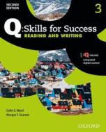 Q Skills for Success: Level 3: Reading & Writing Student Book with iQ Online di Colin S. Ward, Margot F. Gramer edito da OUP Oxford