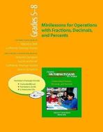 Ymaw Minilessons for Operations with Fractions, Decimals, and Percents, Grades 5-8 (Resource Package) di Antonia Cameron, Maarten Dolk, Catherine Twomey Fosnot edito da Heinemann Educational Books