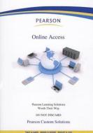 Words Their Way Online Workshop Courseconnect Stand Alone Access Card di Pearson Learning Solutions edito da Pearson Learning Solutions