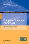 Computer Science ¿ CACIC 2021 edito da Springer International Publishing