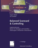 Balanced Scorecard & Controlling di Utz Schäffer, Jürgen Weber edito da Gabler Verlag