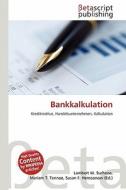 Bankkalkulation edito da Betascript Publishing