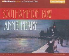 Southampton Row di Anne Perry edito da Brilliance Corporation