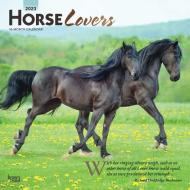 Horse Lovers 2023 Square Foil Calendar edito da BrownTrout