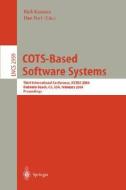 COTS-Based Software Systems di ICCBSS 2004, Rick Kazman edito da Springer Berlin Heidelberg