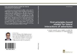 First-principles based models for lateral interactions of adsorbates di Michael Rieger edito da Südwestdeutscher Verlag für Hochschulschriften AG  Co. KG