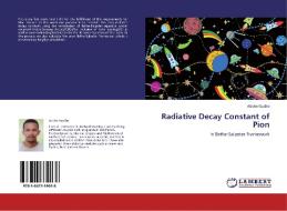Radiative Decay Constant of Pion di Abebe Gucho edito da LAP Lambert Academic Publishing