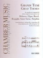 Great Themes from Original Masterpieces: Transcriptions for Cello and Piano (Un-Antologia: An Anthology) edito da RICORDI