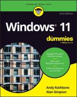 Windows 11 for Dummies, 2nd Edition di Andy Rathbone, Alan Simpson edito da Wiley
