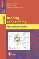 Reading and Learning di Andreas R. Dengel edito da Springer Berlin Heidelberg