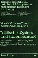 Politisches System und Bodenordnung edito da Lang, Peter GmbH