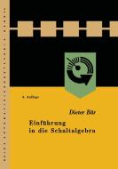 Einführung in die Schaltalgebra di Dieter Bär edito da Vieweg+Teubner Verlag