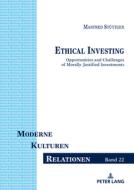 Ethical Investing di Manfred Stüttgen edito da Peter Lang