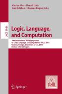 Logic, Language, and Computation edito da Springer-Verlag GmbH