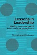 Lessons in Leadership di Eileen Milner edito da Routledge