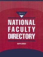 National Faculty Directory: Supplement edito da Gale Cengage