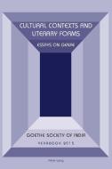 Cultural Contexts and Literary Forms edito da Lang, Peter