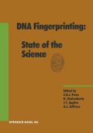 DNA Fingerprinting: State of the Science di Pena edito da Birkhäuser Basel