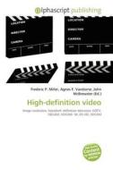 High-definition Video edito da Vdm Publishing House