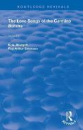 The Love Songs of the Carmina Burana edito da Taylor & Francis Ltd