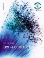 Law Of Contract di Paul Richards edito da Pearson Education Limited